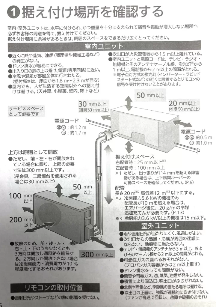 エアコン取り付けDIY（据付工事説明書付き） - こまっちゃんチャンネル